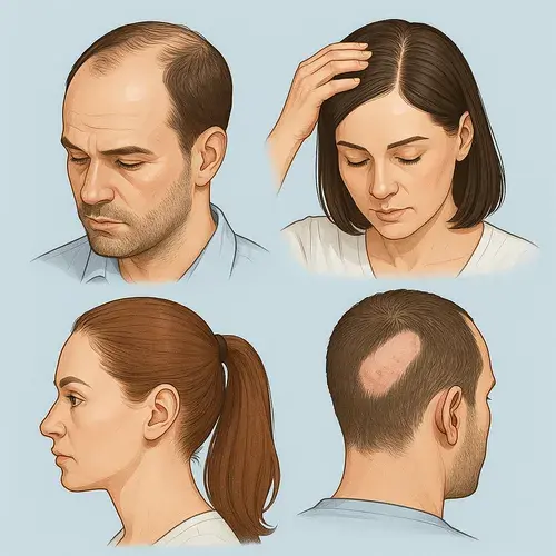 Types of alopecia