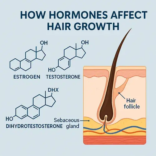 Explanation of How Hormones Affect Hair Growth