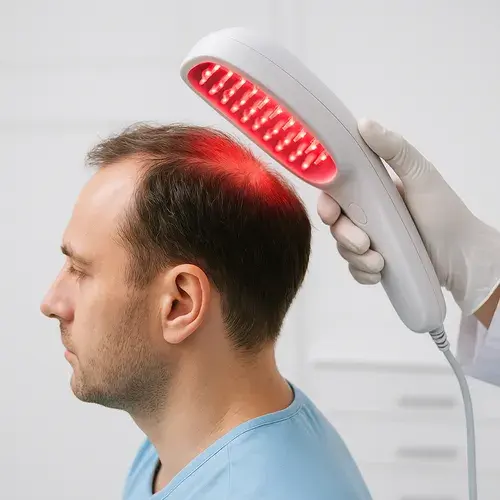 Low-level laser therapy for hair loss